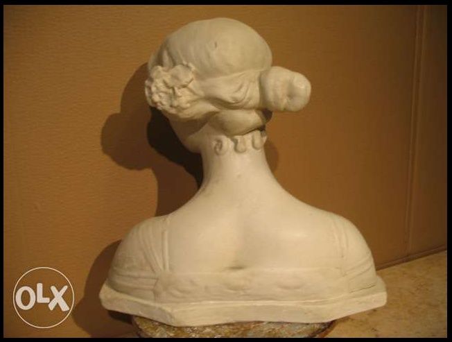 Figura secesyjna, popiersie, rzeźba