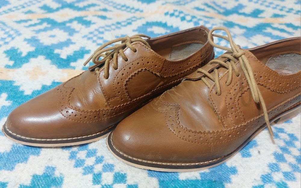 ASOS MAI Leather Brogues. Жіночі броги.