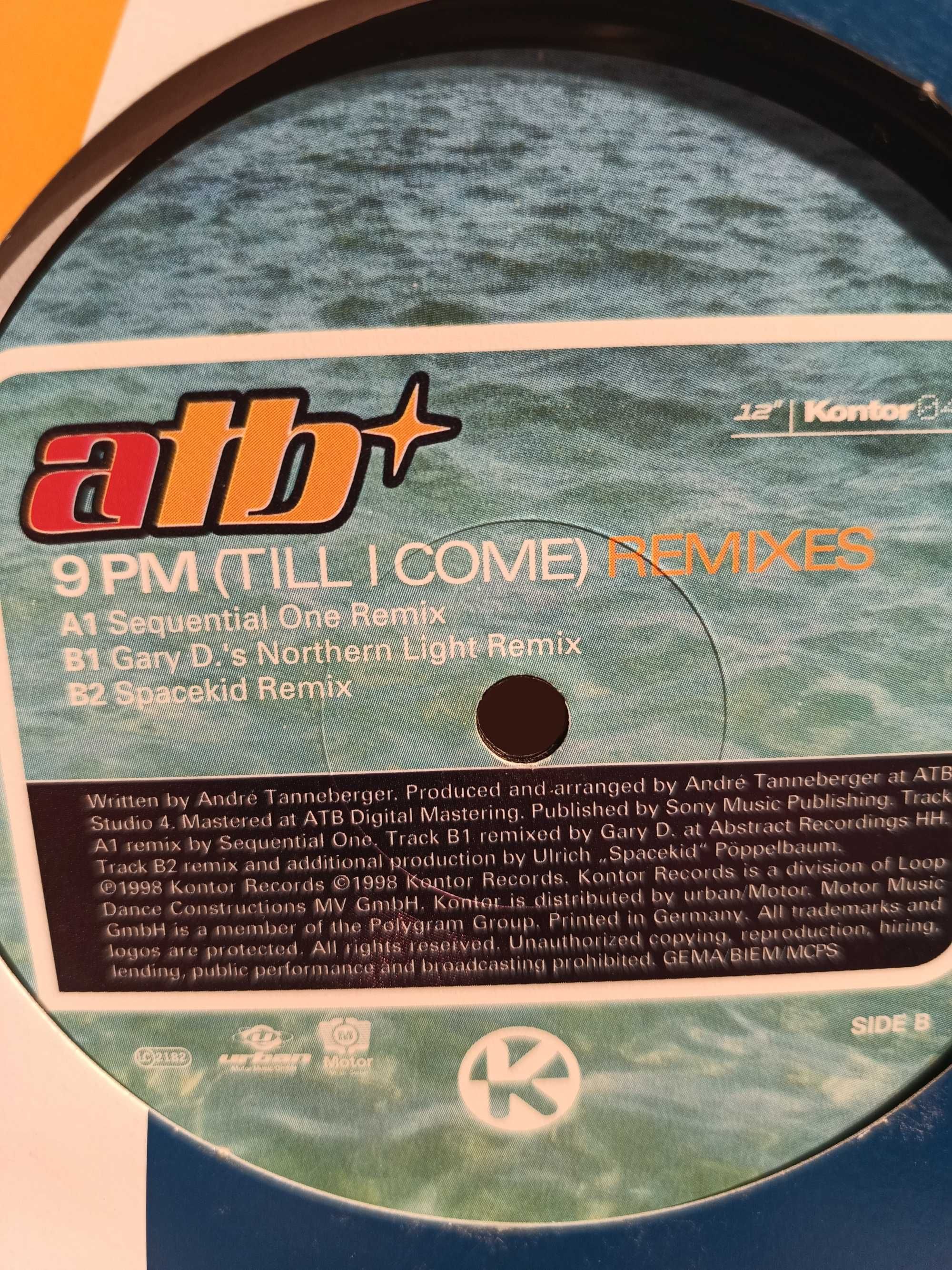 ATB – 9 PM (Till I Come) (Remixes)   Winyl Trance Klasyk