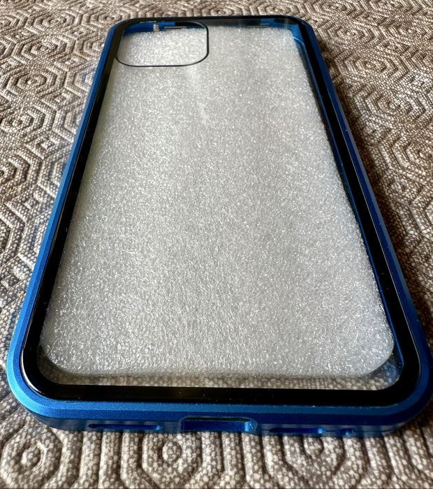 Capa de iphone 12 pro max em aluminio 360º