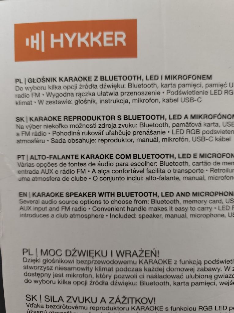 Głośnik bluetooth z mikrofonem