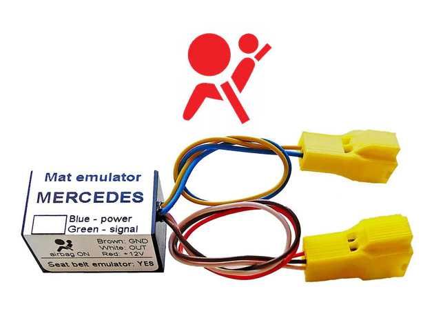 Emulador Esteira AirBag+Cinto Mercedes W211 CLS C219 S W221 SLK