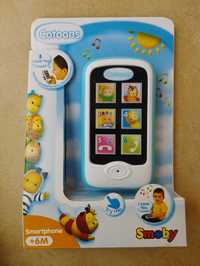 Smoby pierwszy telefon, smartfon, interaktywna zabawka dla dzieci, +6m