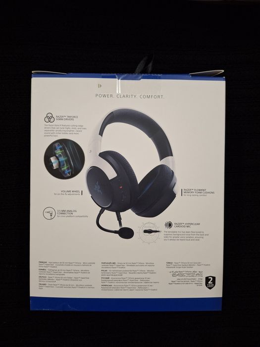 Auscultadores Gaming Razer Kaira X Playstation Licensed (Over Ear - Mu