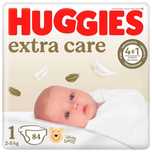 Підгузки Huggies Extra Care 1 (2-5 кг) (80шт)