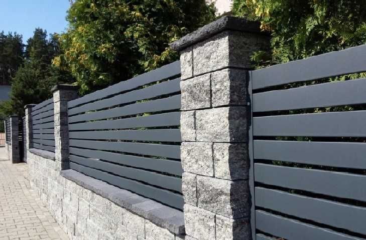 Sztachety metalowe profil 200x20 malowane ocynkowany przęsło panelowe