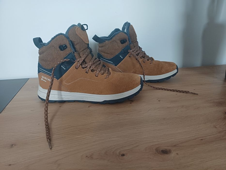 Buty Quechua rozmiar 35 / 36 zimowe trzewiki waterproof chłopięce