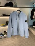 Худі STONE ISLAND 61620 Full-Zipper Hooded Sweatshirt Sky Blue