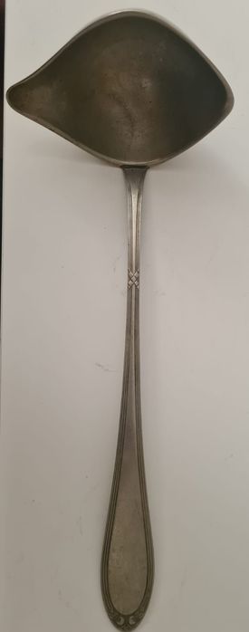 Stara łyżka do zup, sosów alpaca 32 cm