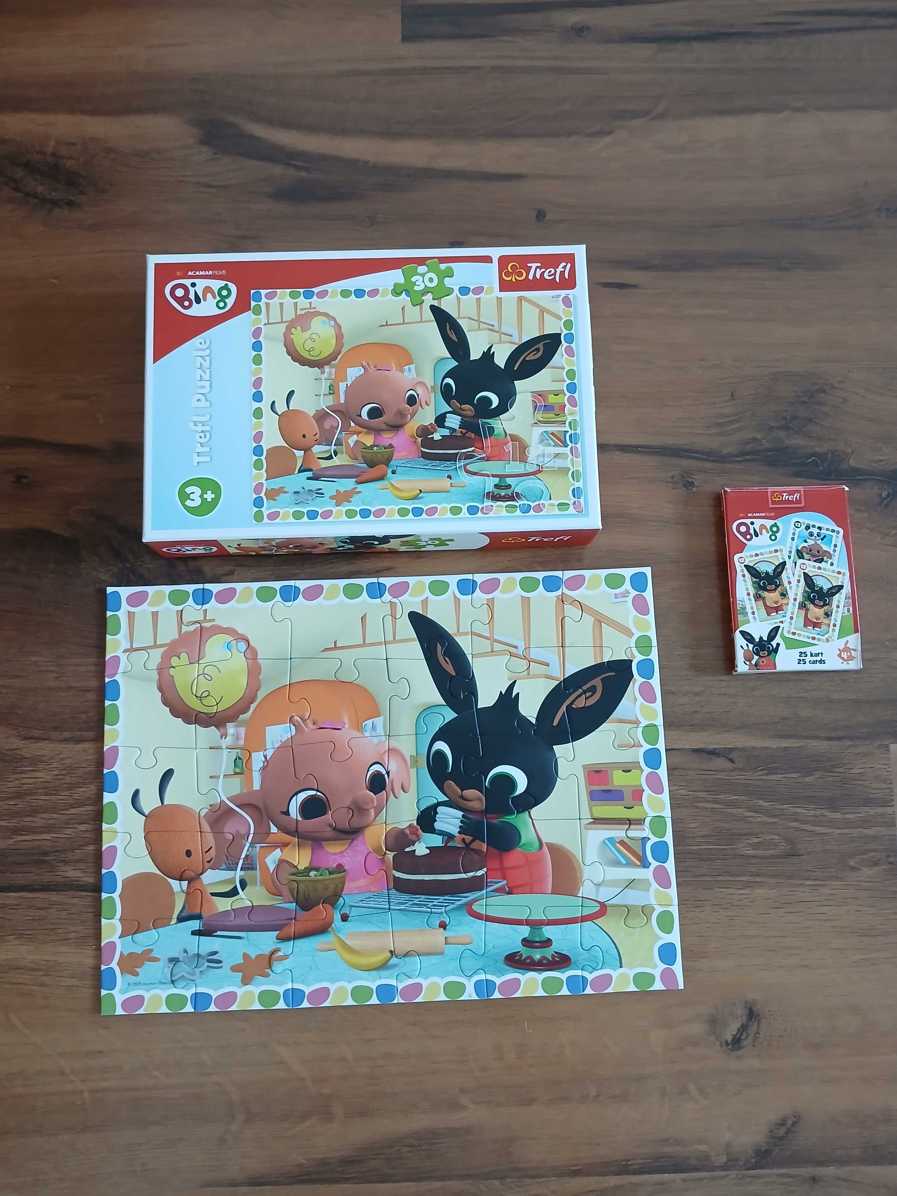 puzzle Bing 3+ + karty Piotruś