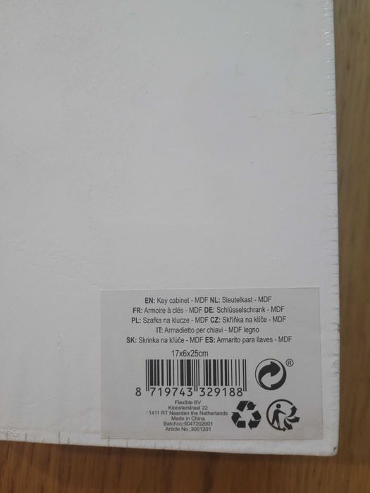 Skrzyneczka ozdobna na klucze