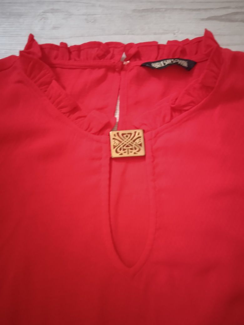 Блуза в рюшах 48-50 розмір
