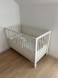 Łóżeczko niemowlęce Ikea Gulliver + dodatki Lenast