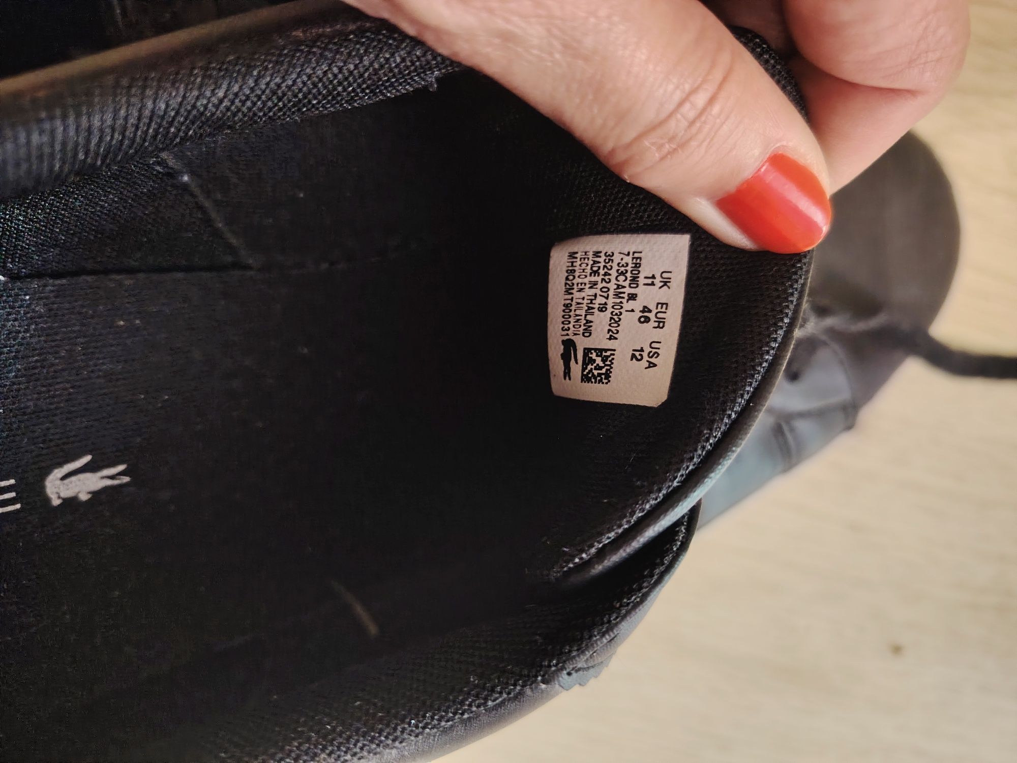 Trampki męskie Lacoste, rozmiar 46