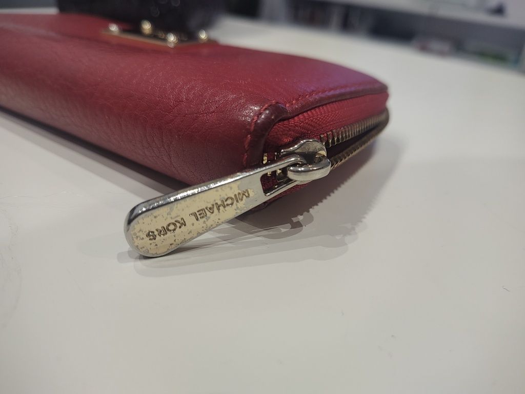 Skórzany portfel Michael Kors