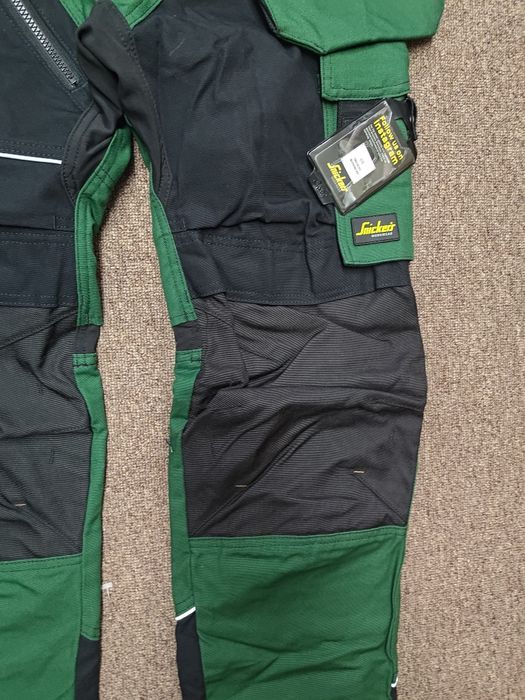 6214 Snickers RuffWork 96 Canvas+ grube spodnie robocze monter instal