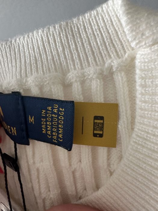 Ralph Lauren sweter damski 38 z krotkim rekawem