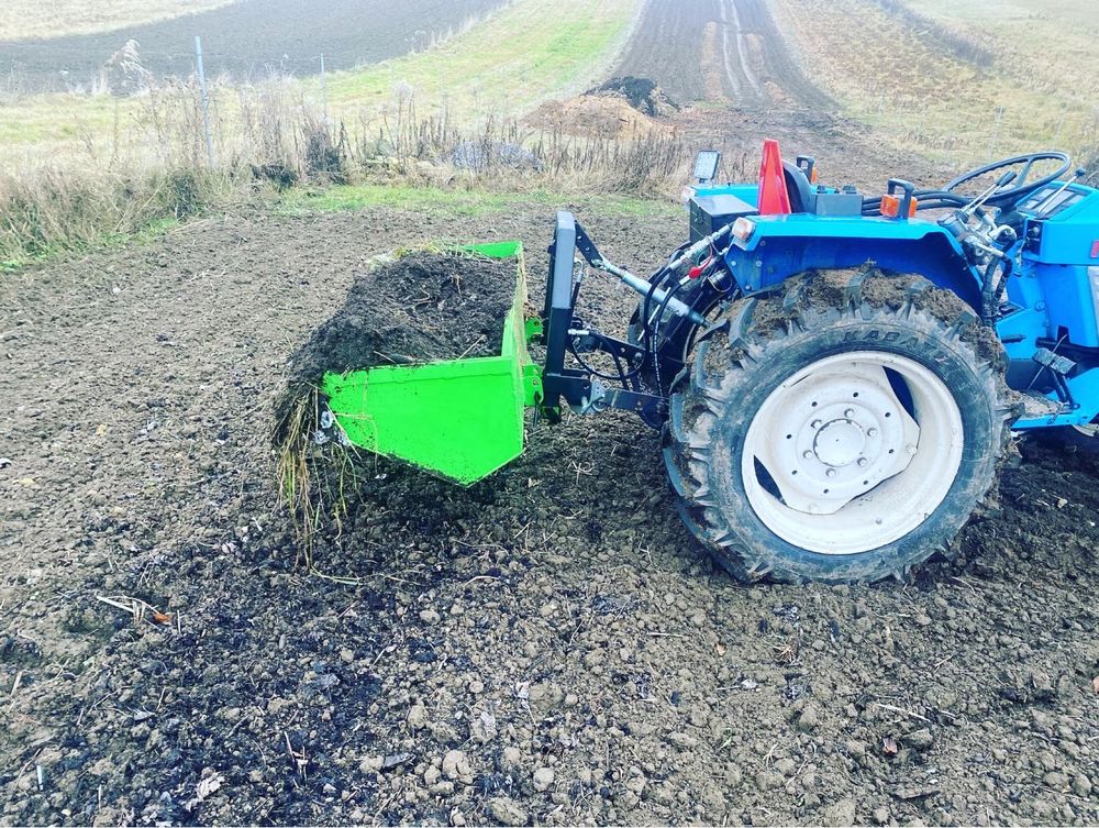 Łyżka na tył do mini ciagnika szyfla skrzynia transportowa