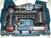 Młotowiertarka Bosch GBH 18V + GDE 18V-12 + wkrętarka GSR 18V L-boxx