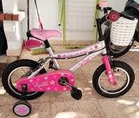 Bicicleta Menina Hello Kitty Popota 3-5 Anos