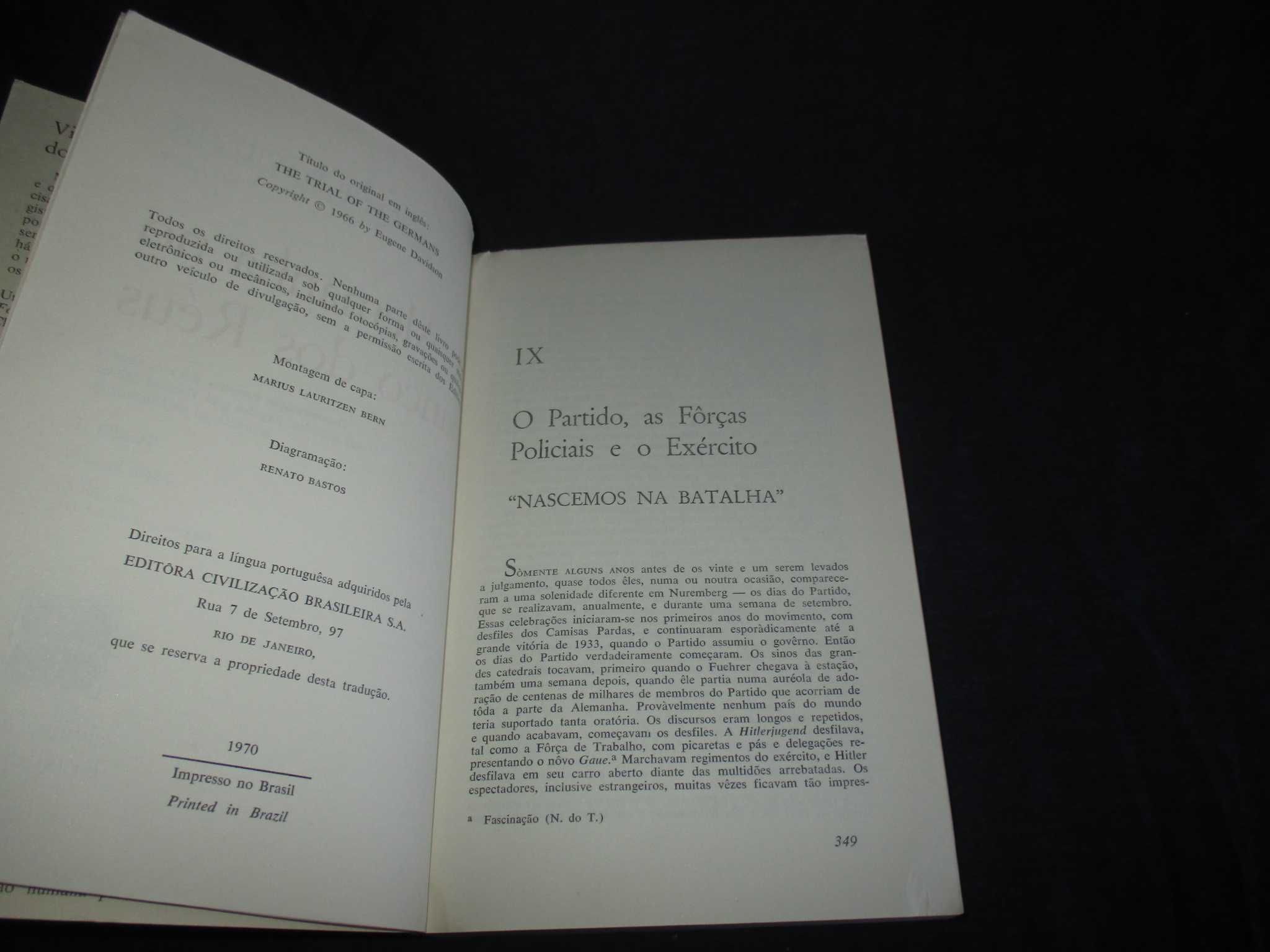 Livro A Alemanha no Banco dos Réus Eugene Davidson Completo