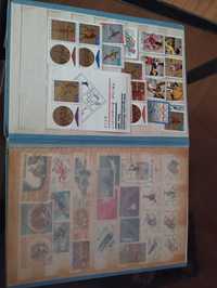 znaczki pocztowe cała kolekcja wraz z klaserem