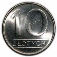 Moneta 10 złotych 1987 stan menniczy