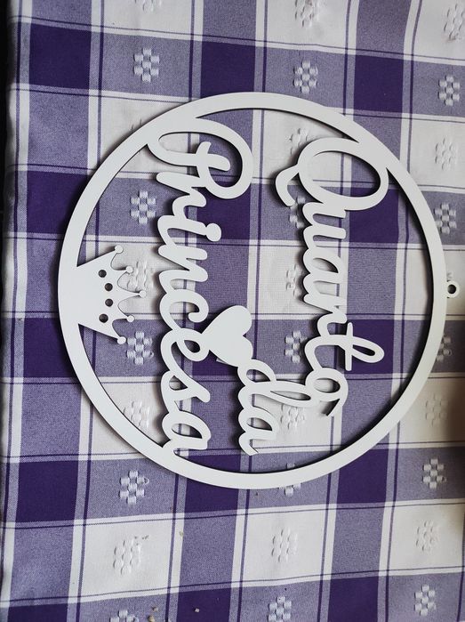 Placa "Quarto da Princesa"