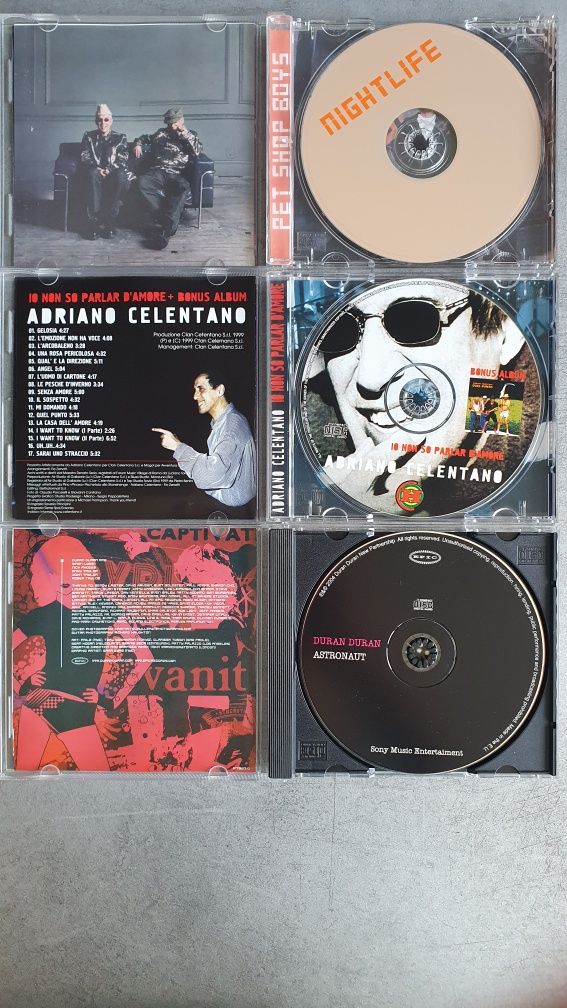 Duran Duran Pet Shop Boys Celentano CD диск