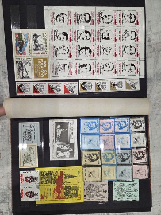 Znaczki pocztowe, poczta niezależna, poczta solidarność,