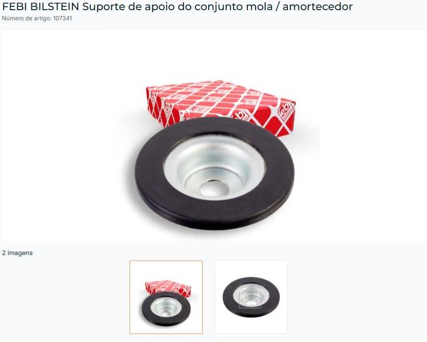 Amortecedor Suporte apoio do conj. Cabeçote do amortecedor -Smart 451