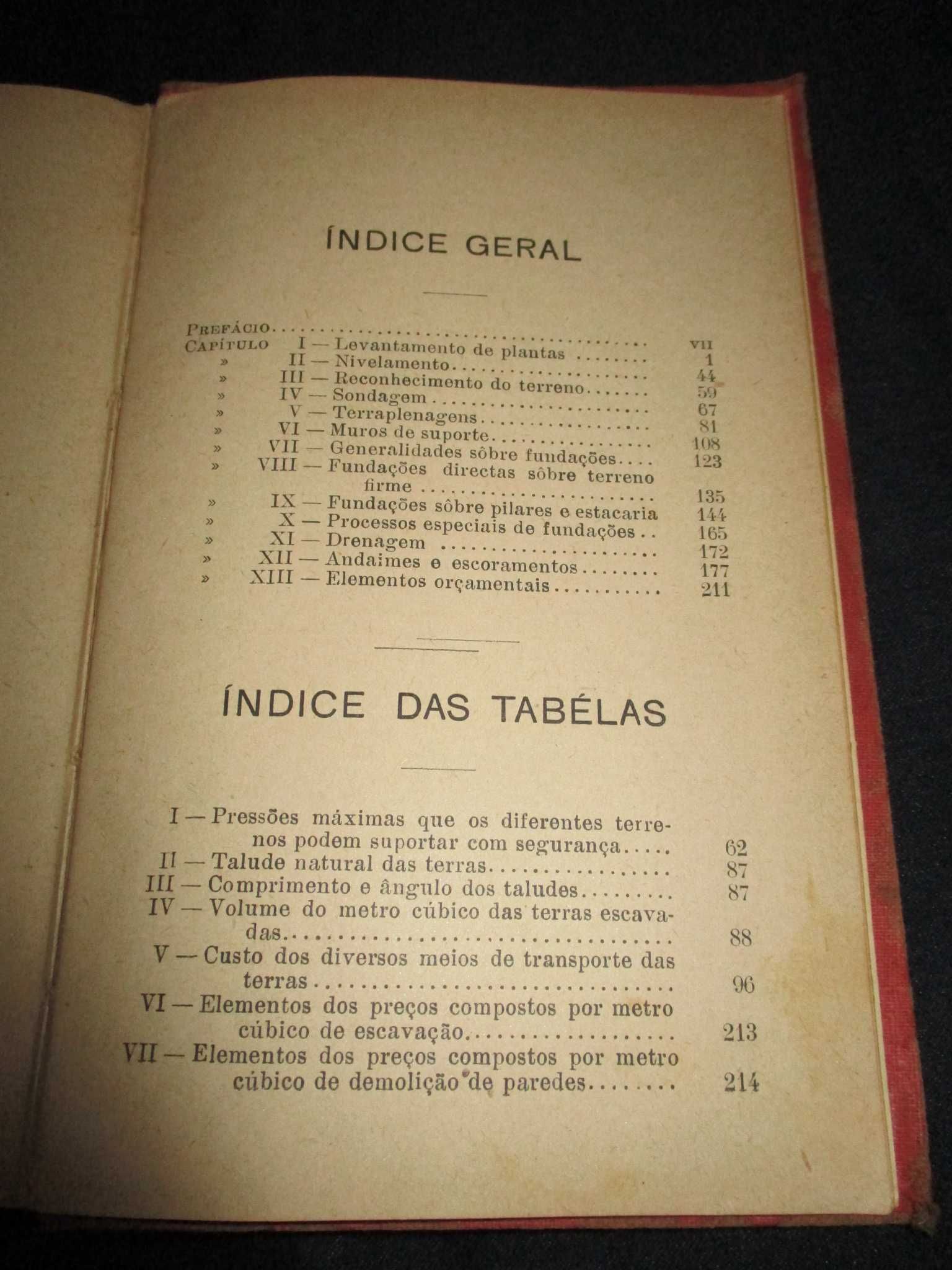 Livro Terraplenagens e Alicerces Biblioteca Instrução Profissional