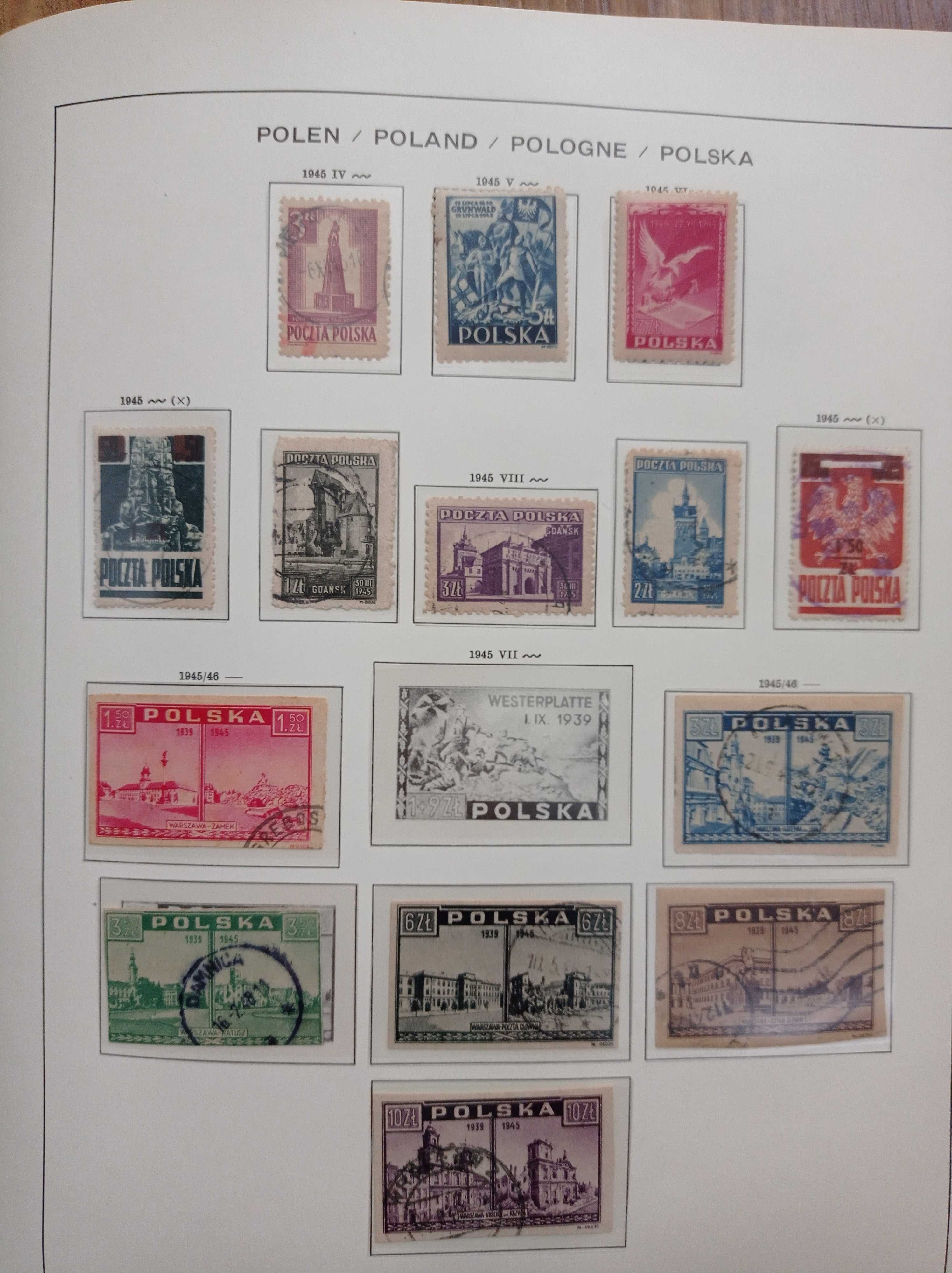 znaczki rocznik 1945