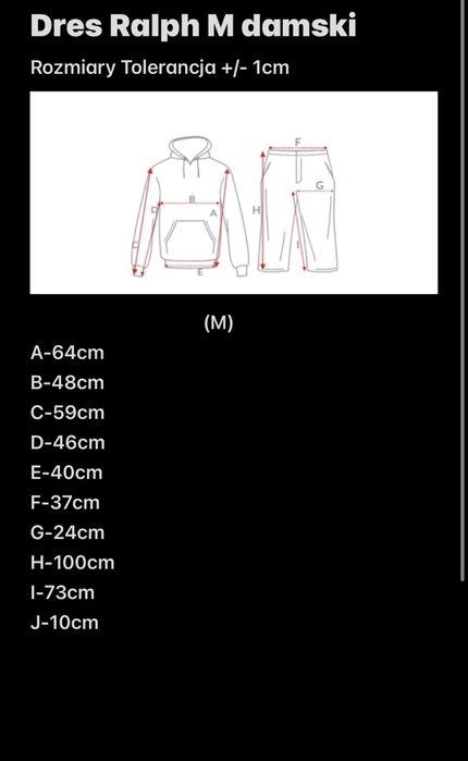 Komplet Ralph Lauren Szary M !!Wyprzedaż!!