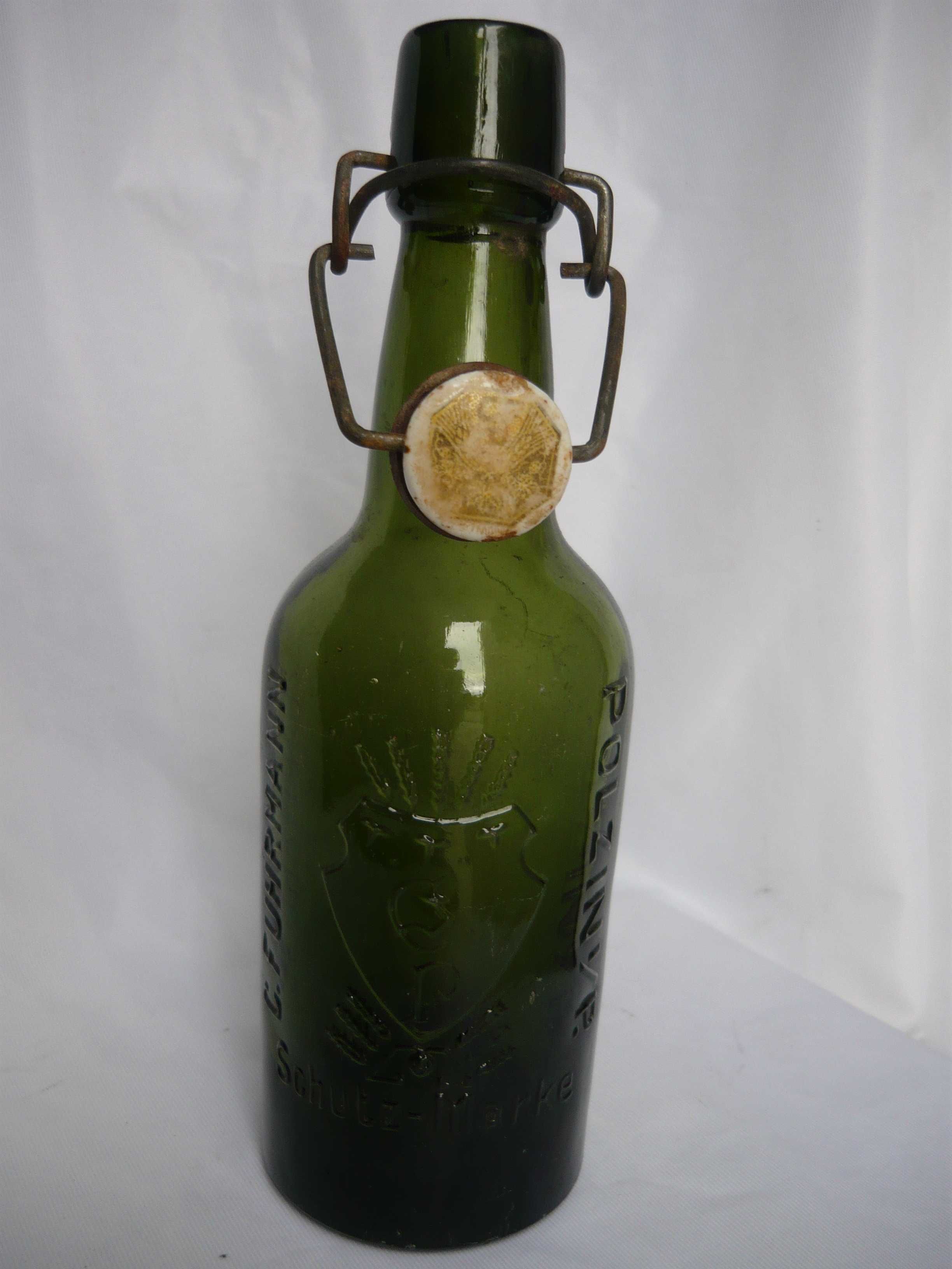 butelka Połczyn Zdrój/Polzin, przedwojenna, II wojna światowa