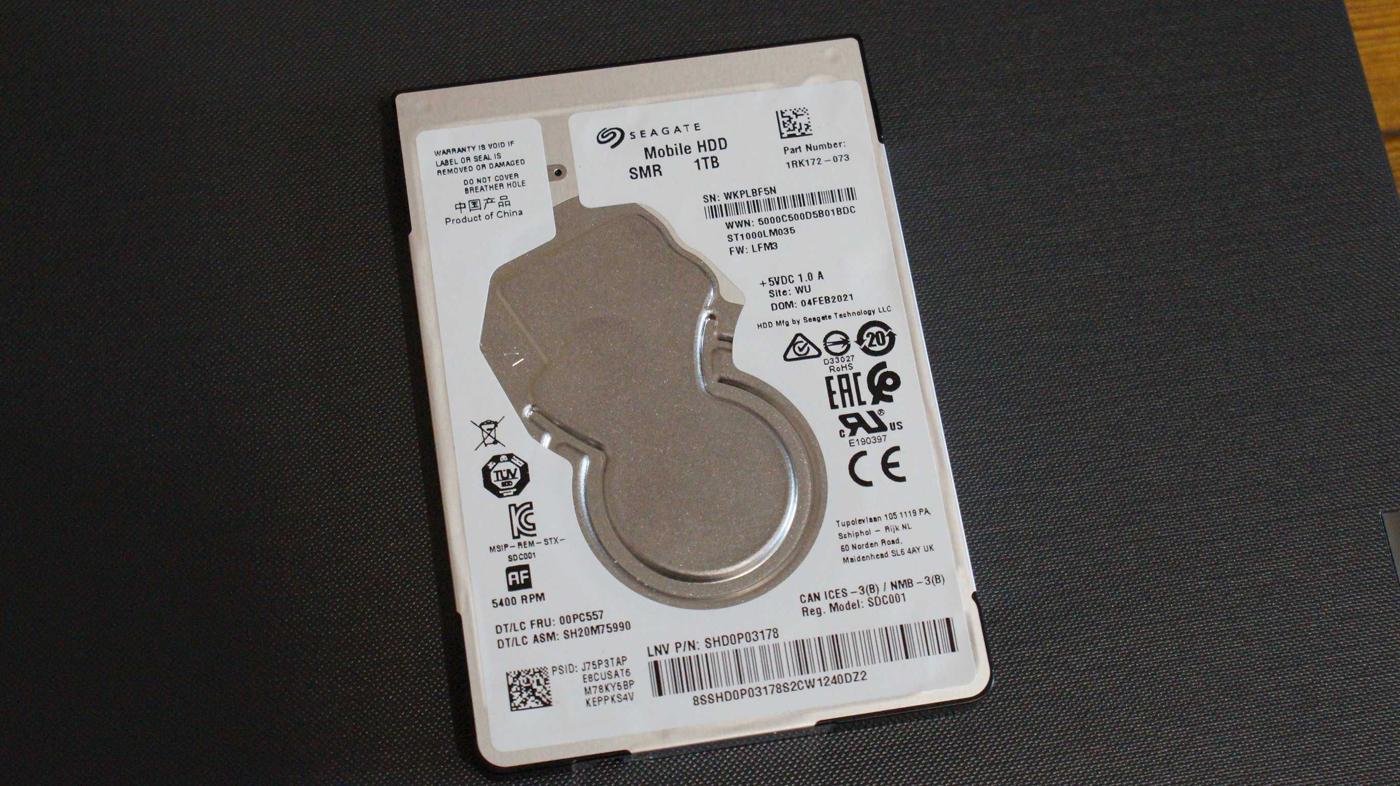 Жорсткий диск Seagate Mobile HDD 1TB 5400rpm 128MB 2.5 SATA III