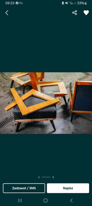 Fotel prl retro vintage