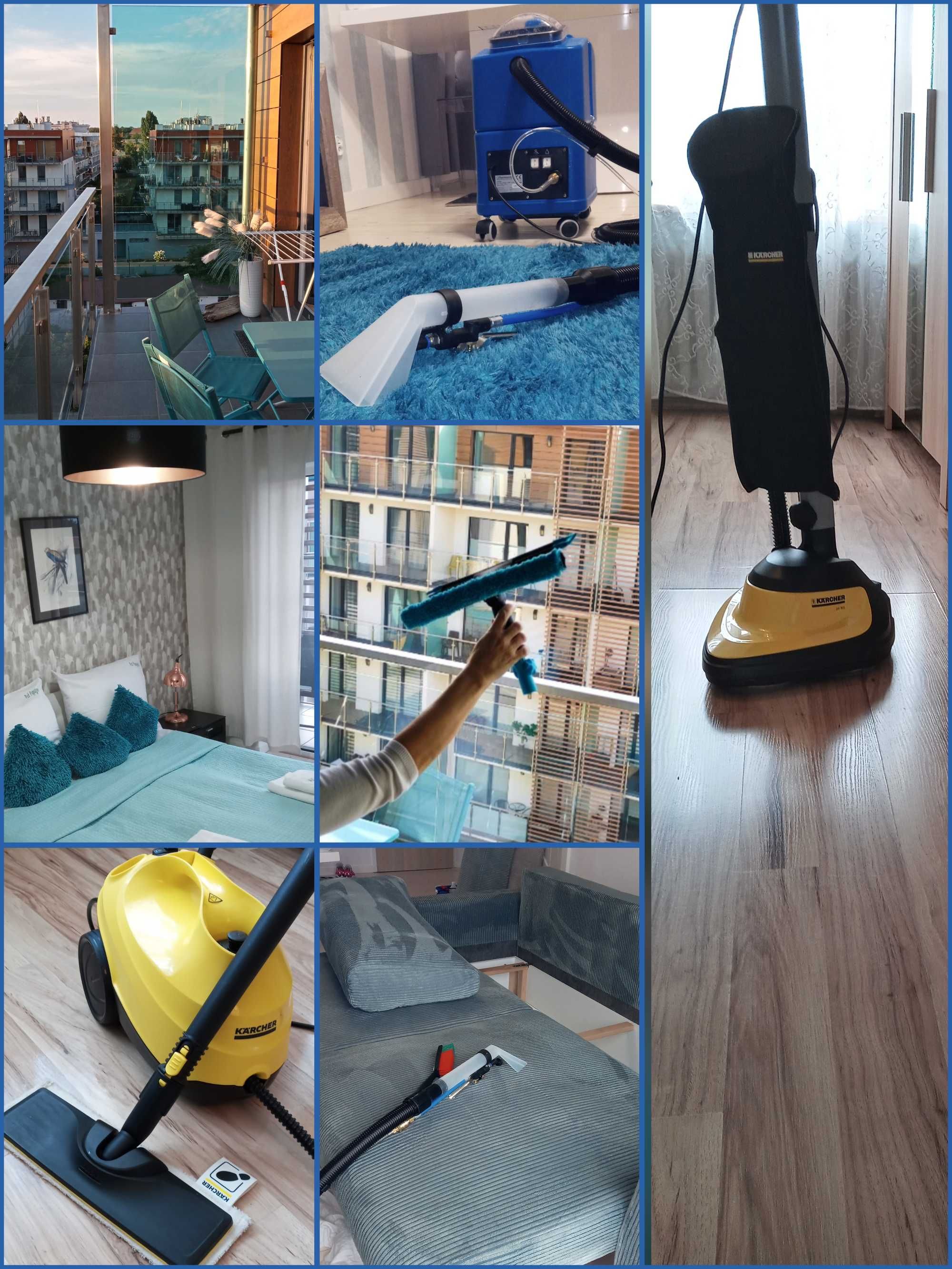 Usługi sprzątania- apartamenty, domki, hotele...