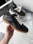 Кеди Maison Margiela Replica Black / кеди Мейсон Маргіела чорні шкіра
