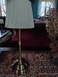 Lampa bez kabla, ładowana przez USB, abażur, styl vintage, wys. 40 cm