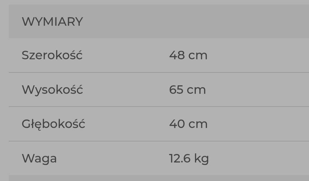 Stolik nocny 2szt biały