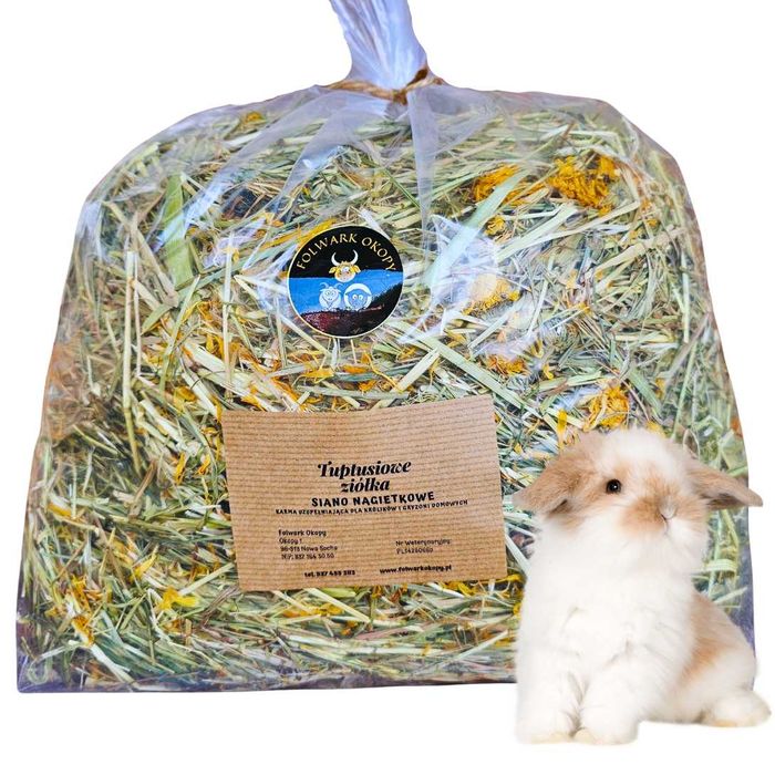 Siano nagietkowe dla królika 1 kg, dużo nagietka+ gratis marchewka