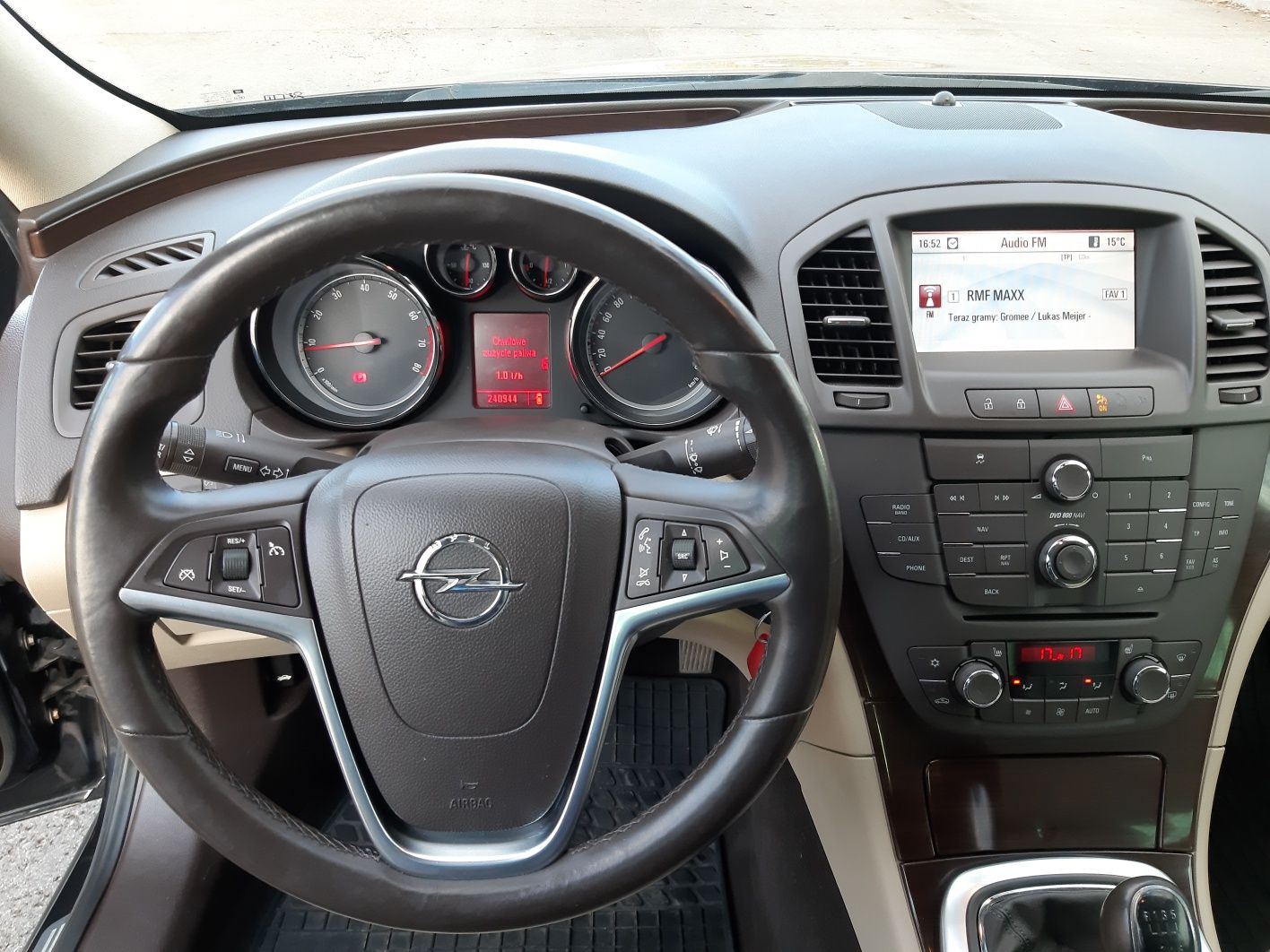 Opel Insignia 2.0 Turbo 220KM Zadbana max opcja jasna skora serwis