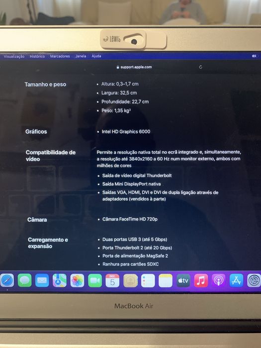 Macbook air 2017 impecavel