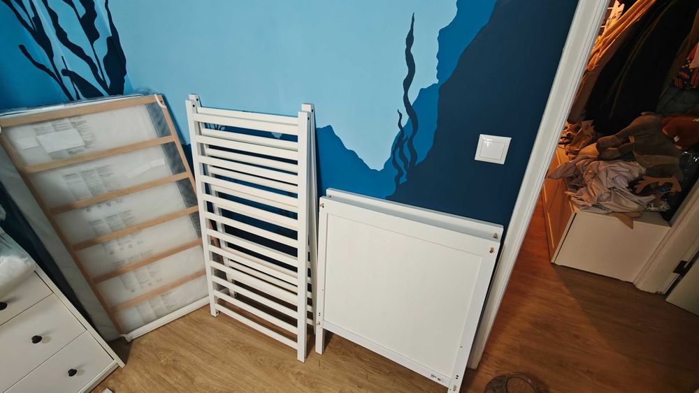 Berço + Colchão IKEA