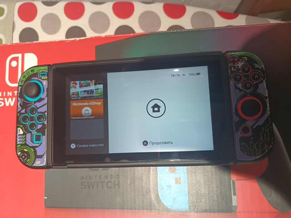 Nintendo switch V2 256Гб з «100% знижками на всі ігри» повний комплект