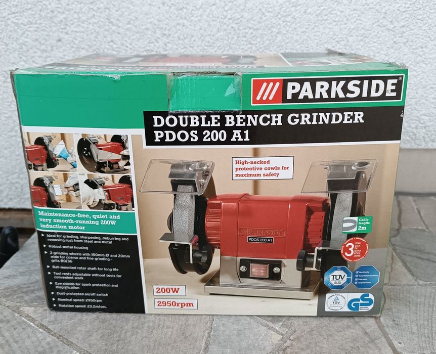 Szlifierka stołowa podwójna PDOS 200 Parkside Trójmiasto
