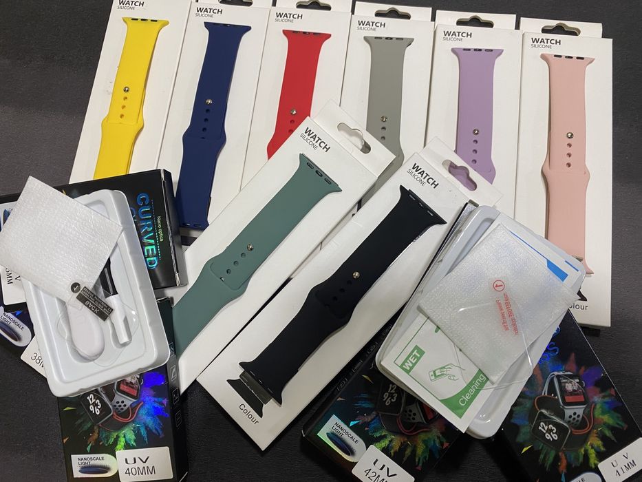 Kit Película Bracelete/Pulseira - Apple Watch 1/2/3/4/5/6/SE/7/8/9/Ultra
