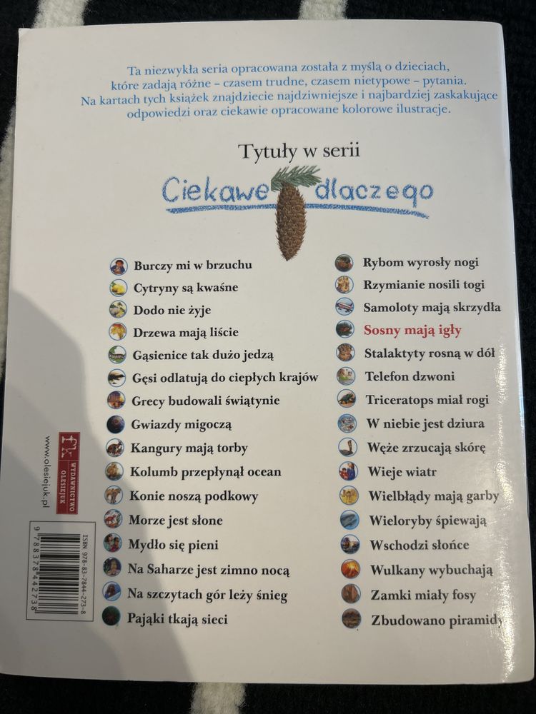 Książka Ciekawe dlaczego sosny mają igły i inne pytania