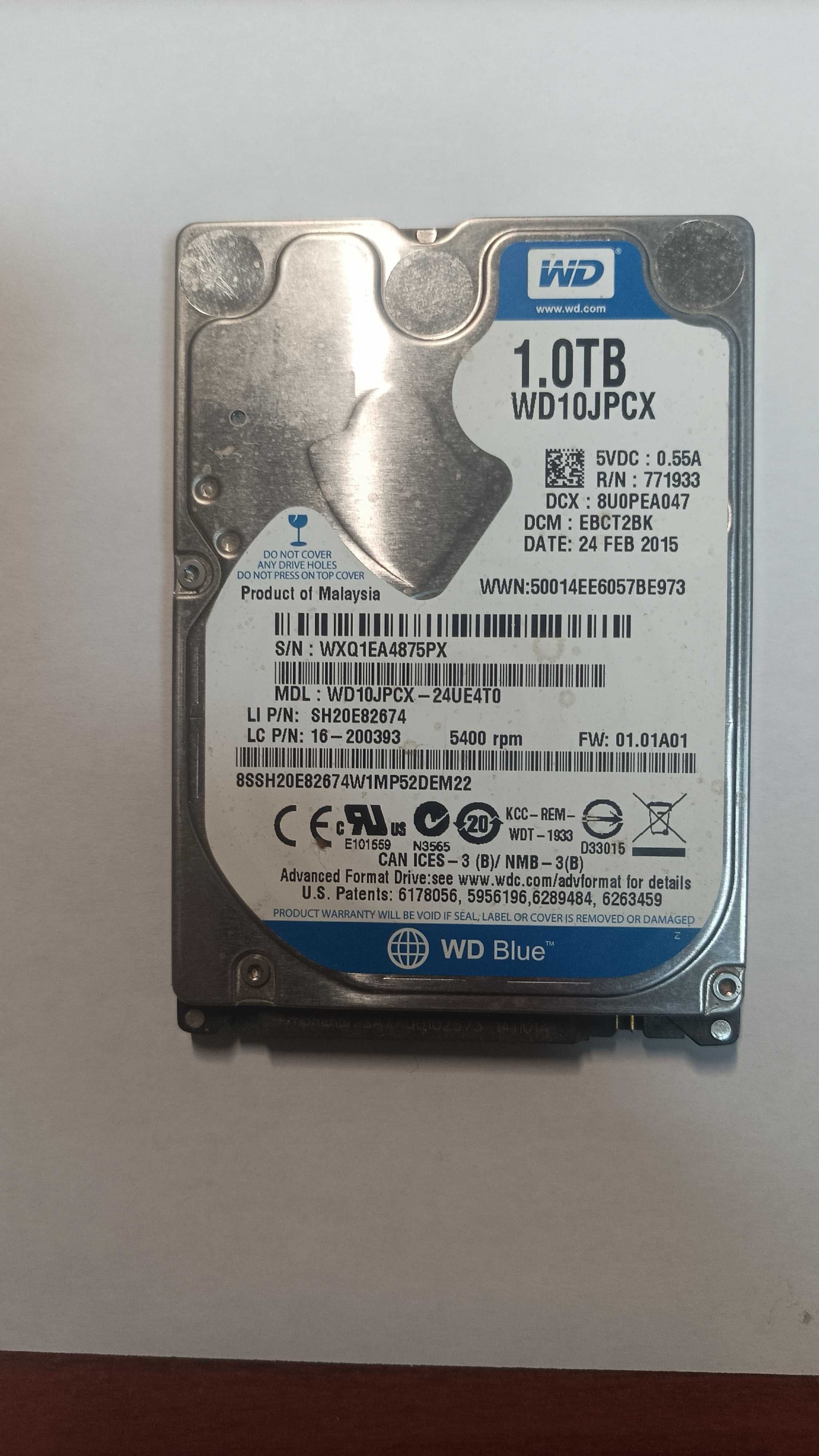 Disco HDD 2.5 1TB Western Digital